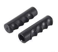 Mangos de carretilla, fundas de goma antideslizantes para tubos de 8 mm a 20 mm de diámetro, cubiertas de agarre resistentes a la intemperie para carretillas de mano y carretillas, negro, 2 piezas