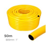 MANGUERA AGRICOLA COLOR AMARILLA Ø INTERIOR 25mm Ø EXTERIOR 31mm (1") ROLLO 50m EDM