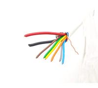 Manguera apantallada alarmas 2x0,70+6x0,20mm blanca (100m)