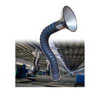 Manguera articulada industrial, brazo colector extractor de aire con capucha, conducto flexible para uso en laboratorio y fábrica