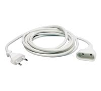 Manguera Blanca de 4m, 2x1mm, prolongación F-Bright, Ideal para instalaciones de Agua y Sistemas de riego.