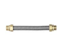 Manguera corrugada de rosca macho G3/4, tubo de fuelle acero inoxidable 304 25 cm