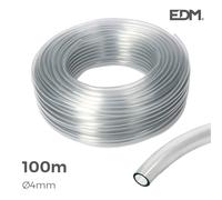Manguera cristal transparente ø interior 4mm ø exterior 6mm rollo 1