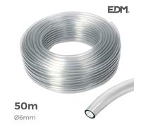 Manguera cristal transparente ø interior 6mm ø exterior 8mm rollo 50