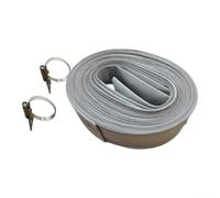 Manguera de agua flexible de 10 m para bombas sumergibles Karcher, diseño plano, almacenamiento eficiente, drenaje de inundación de 3,17 cm (juego de manguera de tela)