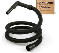 Manguera de aspiradora de 1,5 m adecuada para Metabo AS 1200, AS 20 L, ASA 1201, ASA 1202, ASA 32 L, ASR 25 L SC, ASR 25 M SC, ASR 35 L AutoClean, ASR 35 M AutoClean, ASR 50 M SC, ASA 2