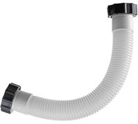 Manguera de bomba de filtro de arena para piscina Zhanhai, paquete de 1/2, manguera de repuesto flexible de 16 pulgadas con tuercas 11535, bomba de filtro de arena para piscina para Intex 26371CA