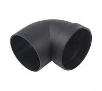 Manguera de calentador diésel, conector de tubo en forma de L de 75 mm para calentador de estacionamiento, accesorio de conducto resistente a altas temperaturas, codo de plástico negro