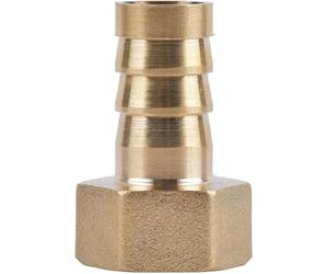 manguera de cobre invertida, Adaptador de púas neumático de latón, conector de manguera roscado hembra, varios tamaños en tono dorado(14 MM)