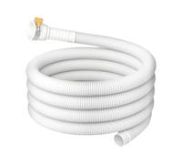 Manguera de Desagüe para Acondicionador de Aire Portátil,Tubo de Drenaje para Deshumidificador de 3 m - con Clip de Unión de Goma Cortable y Tubo de Escape, Adecuado para Diámetro de Agujero 2.5 cm,