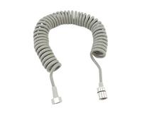Manguera de ducha con resorte for línea telefónica, accesorios de baño, bidé, pulverizador, tubo de conexión Flexible, 2 uds. para Duchas de Mano(5M)