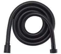 Manguera de ducha de acero inoxidable de 1,5/2/3M, extensión de manguera de agua de ducha de baño larga negra/plateada, tubo de plomería, tubo de cabezal de ducha Sliver Holder