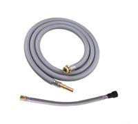 Manguera de ducha de repuesto para Hans-Grohe 88624000, 59 pulgadas, acero | Trenzado, conexiones de latón a prueba de fugas, manguera interior a prueba de agua potable para grifo de cocina