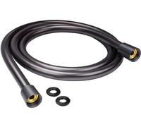 Manguera de ducha Unyqoos® de 1,6 metros: flexible, fabricada con plástico de 5 capas, resistente a explosiones, con conexión universal tipo G, con conector giratorio de acero inoxidable y cuerpo de l
