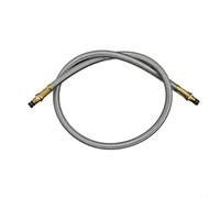 Manguera de extensión de tanque de gas de acero inoxidable de 50 cm para tubo trenzado para camping, estufa de picnic, uso (50 cm)
