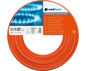 Manguera de gas licuado de petróleo (GLP) para propano y butano, 9 x 3 mm, 50 metros - Cellfast