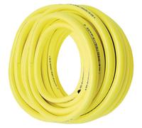 Manguera de jardín de PVC, color amarillo, 1 pulgada (25 mm), 100 metros