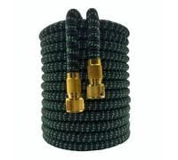 Manguera de Jardín Flexible de Alta Presión, Manguera para Lavado de Autos, Herramientas de Riego Diario para Jardín y Hogar, Tuberías de Agua Mágicas Expandibles de 25 a 100 Pies black green hose 2