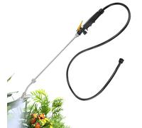 Manguera de jardín Lanza pulverizadora, mango de riego ajustable, lanza de pulverización extensible para manguera de jardín, para uso en terraza, hierba, granja, flores, verduras, jardinería, césped y