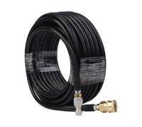 Manguera de lavado a presión de 20 m, 1 cm, manguera de alta presión con conexión rápida giratoria para Bosch AQT Series - Extensión de goma flexible para lavadora eléctrica (20 m)