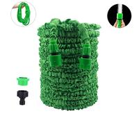 Manguera de lavado de coches de alta presión, manguera de jardín, tubos de agua mágicos flexibles expandibles, herramientas de riego diario para el hogar y el jardín, 25 pies-200 pies black Hose