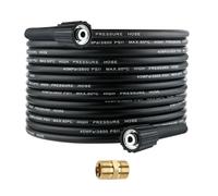 Manguera de limpieza de alta presión de 15 m, M22 x 14 mm, manguera de extensión de 240 bares, manguera de repuesto de alta presión compatible con Kärcher Standard M22-14 conexión con conector de