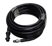 Manguera de limpieza de drenaje profesional de 5800 PSI para Karcher K2-K7, tubo de PVC con boquillas delanteras traseras de acero inoxidable, eficiente removedor de obstrucciones para el hogar y el