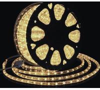 Manguera de luces LED de 30 metros, luz blanca cálida, IP65, resistente al agua