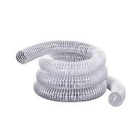Manguera de PVC transparente for extracción de polvo industrial, tubo de expansión por succión, diámetro interior de 1 a 10 metros, 30-100 mm(2 Meter,Inner Diameter 65mm)
