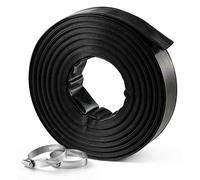 Manguera de retorno VEVOR de 2 pulgadas, 30,48 metros, de PVC, plana, para desagüe de piscinas y riego, con una presión de 90 psi. Se suministra sin conectores preinstalados, lo que permite adaptarla