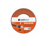 Cellfast Manguera de jardín ATSV™ naranja – 5 capas, resistente a los rayos UV, 24 bar, 3/4" 50 m