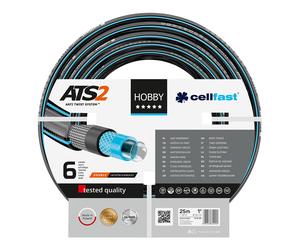 Manguera de riego de 6 capas hobby ats2 de 25 mm x 25 m cellfast