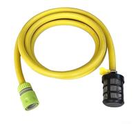 Manguera de succión para Karcher K2 AQT Series 3 metros de PVC de tres capas y tubo reforzado de goma con 50 filtros de alambre de acero inoxidable resistente a la intemperie