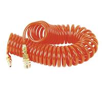 Manguera en espiral | Color Rojo | Longitud 15 m | Cofan 09000957 | Fabricado en Poliuterano