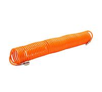 Manguera Espiral Aire Comprimido 15 metros Adaptador Rápido.