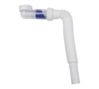 Manguera flexible de drenaje de sifón extensible de 28 a 88 cm para fregadero G1 1/2 pulgadas de tubería de agua residual con núcleo de control de olores para aplicaciones de cocina y baño