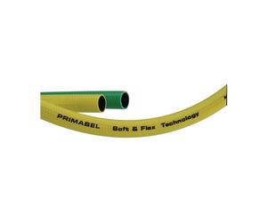 Manguera flexible para jardín de múltiples capas, de 25 mm de diámetro x 25 metros, color amarillo, marca Tricoflex, modelo 194268