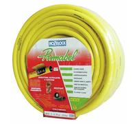 Manguera flexible para jardín de múltiples capas, diámetro 19 mm x 50 metros - color amarillo, marca Tricoflex, modelo 194255