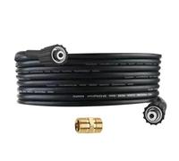 Manguera para limpiadora de alta presión 8M, M22 x 14 mm, manguera de extensión de 240 bares, manguera de repuesto de alta presión compatible con Kärcher Standard M22-14 conexión con conector de