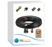Manguera para limpieza de tuberías (5 piezas, para Kärcher Kränzle Professional HD HDS 63900290 y 57630400, conexión 1/8", rosca exterior M22 x 1,5 cm, adaptador de bayoneta M22 x 1,5 AG (5 m)