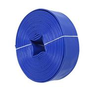 Manguera plana de PVC, Manguera de descarga agua for estanque plana, bomba sumergible reforzada con PVC, drenaje varios tamaños(20m,6-inch)