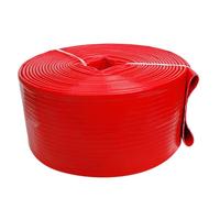 Manguera plana de PVC, Manguera de descarga agua plana recubierta PVC for lodo y, varios tamaños(20m,6 inch)