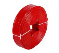Manguera plana de PVC, Manguera sumergible de retrolavado descarga bomba agua drenaje piscina recubierta PVC, varios tamaños(20m,6-inch)