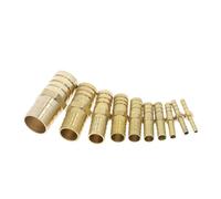 Manguera recta de latón, accesorio tubo con púas iguales, 4mm, 5mm, 6mm, 8mm, 10mm, 12mm, 16mm, 19mm, 25mm, adaptador conector acoplador cobre y Gas(8mm-5mm)