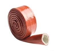 Manguera recubierta de silicona de fibra de vidrio con protección extrema contra el calor, bahía del motor, 1,5 m, 20 mm (25 mm)