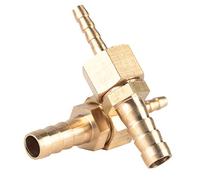 Manguera Reductor de cola de lengüeta, 2 piezas 4-10 mm Conector de enchufe de reducción de latón Manguera Reductor de cola de lengüeta Accesorios de montaje de latón