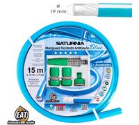 Manguera tricotada no torsion blue Ø 19 mm. rollo 15 metros con acces