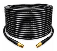 Manguera universal de alta presión de 15 m, manguera de alta presión de 60 °C, manguera de limpieza de tuberías para Kärcher K2 K3 K4 K5 K6 K7 HD HDS, manguera de repuesto de alta presión