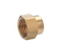 Manguito reductor de latón hembra-hembra con tope 1/2-3/8 | Ideal para reducir conexiones en fontanería | Resistente, compacto y fácil de instalar | NOYON & THIEBAULT