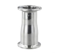Manguito reductor sanitario para agua aceite bebidas industria | Ajuste perfecto de 32 mm a 38 mm, compatible con tres abrazaderas, fácil montaje, sistema hermético